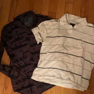 Tommy Hilfiger White Polo and Chaps long sleeve